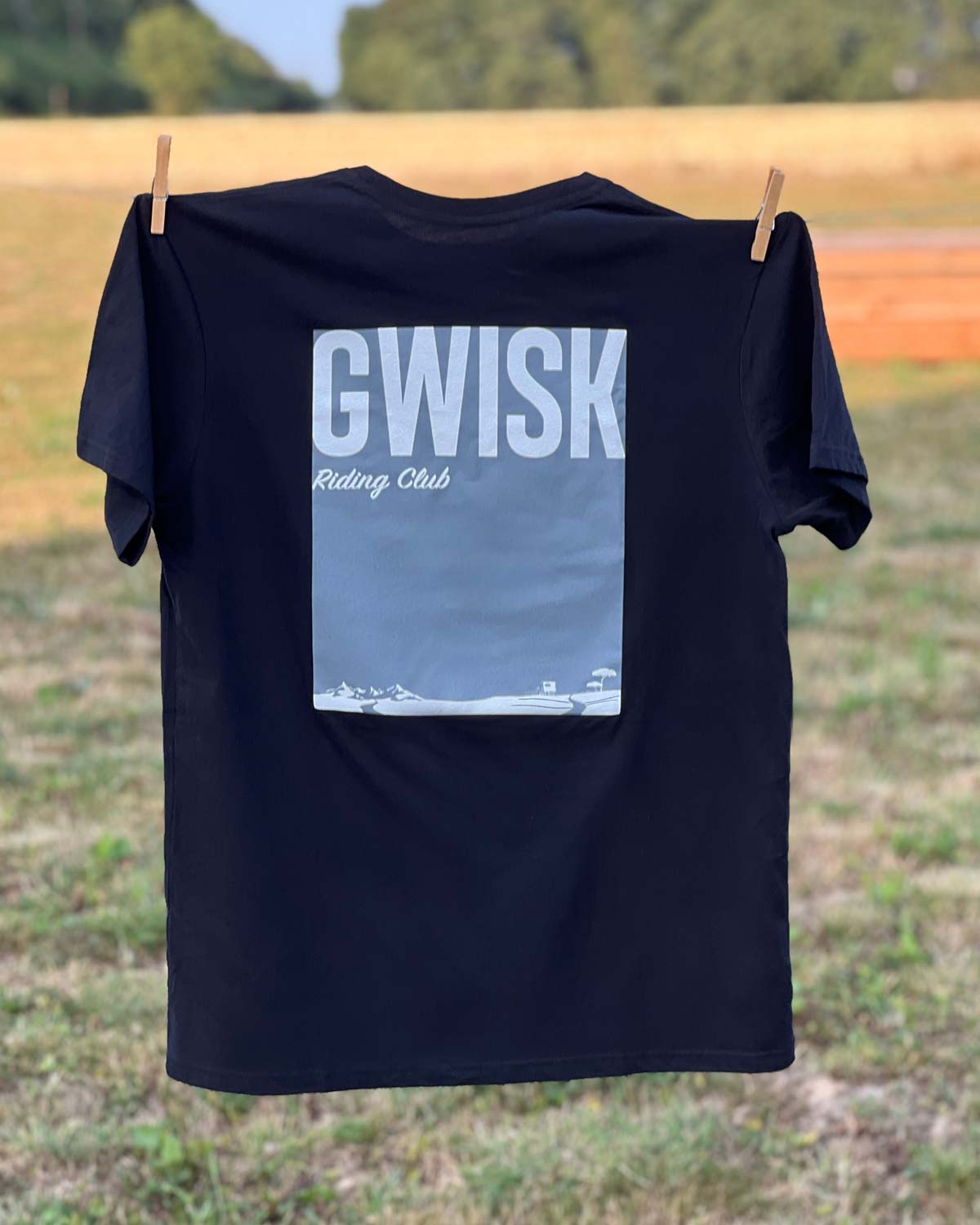 T-Shirt logo Block noir