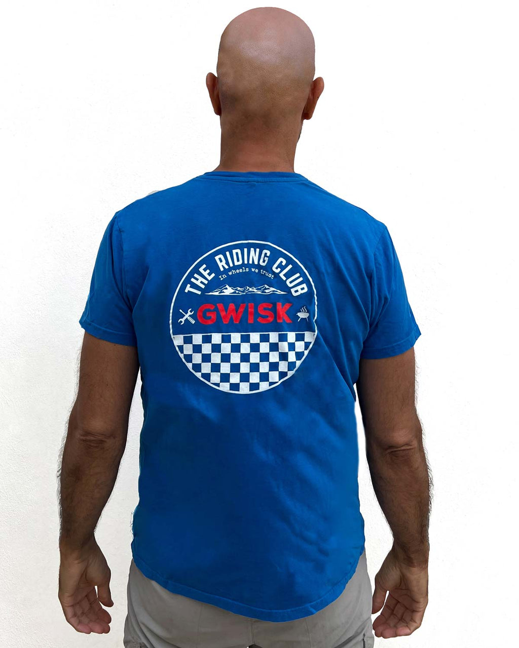 T-Shirt Riding Club Bleu racing