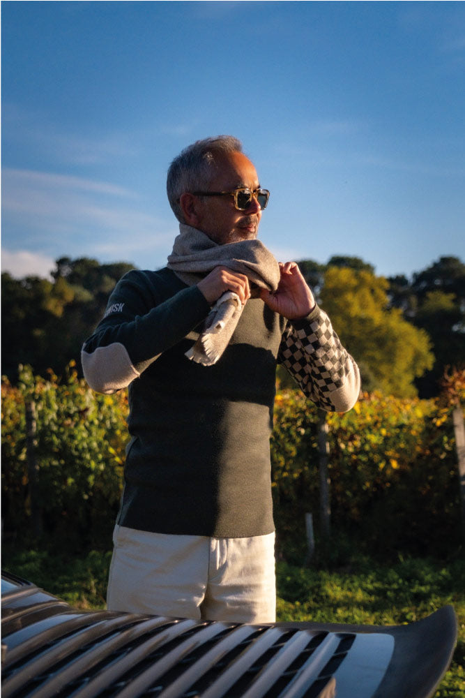 Echarpe 100% mérinos d'Arles