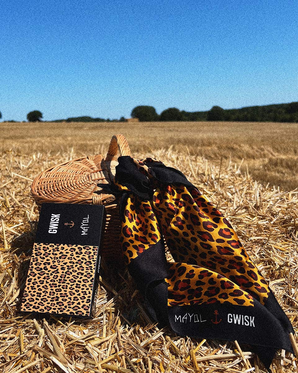 Carré satin de soie - Gwisk X Mayol - Edition limitée