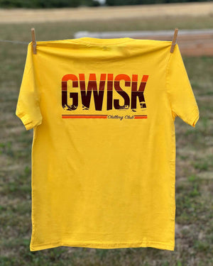 T-Shirt Chilling Club jaune