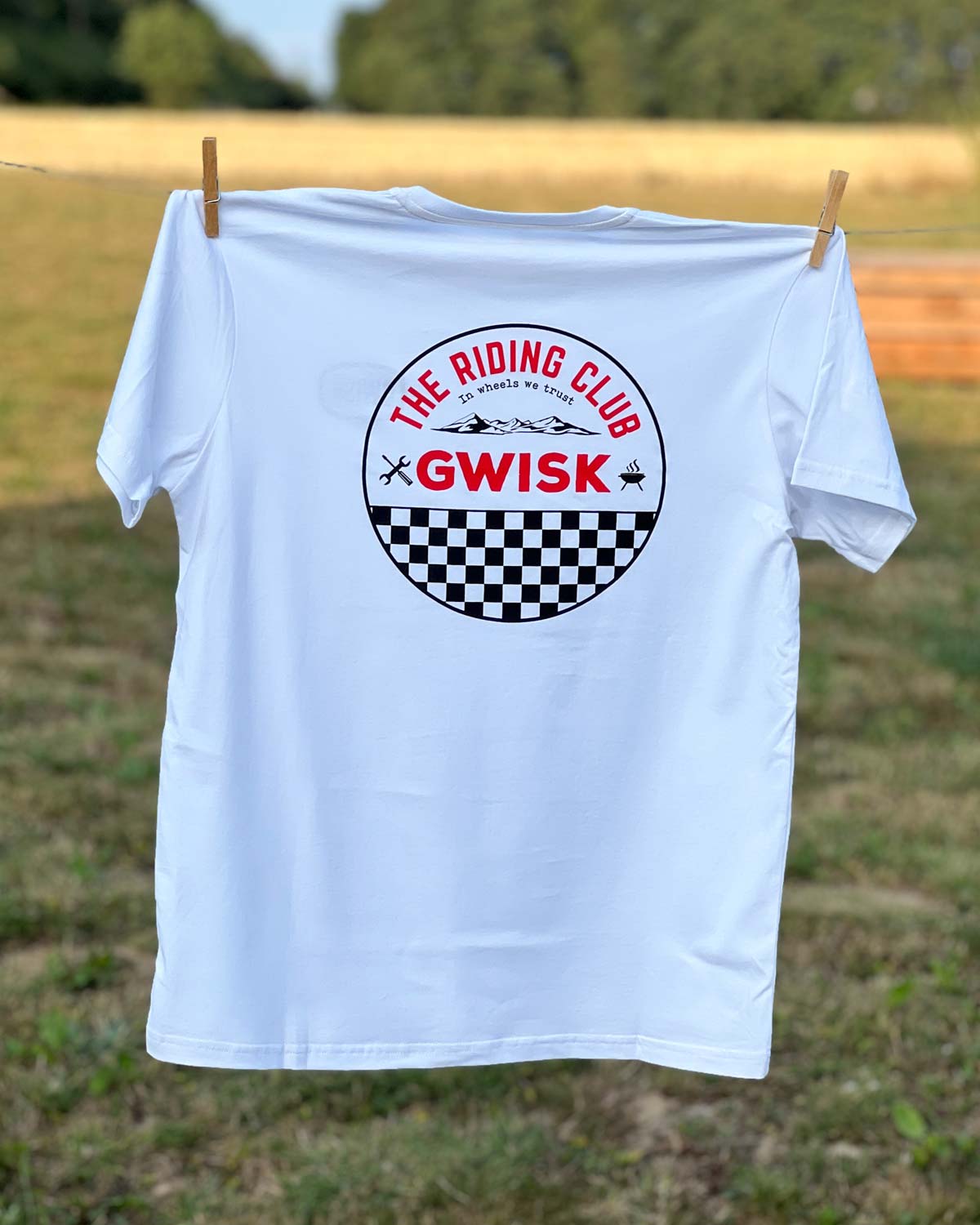 T-Shirt Riding Club blanc