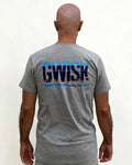 T-Shirt Chilling Club gris logo bleu