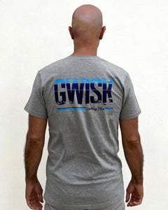 T-Shirt Chilling Club gris logo bleu