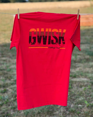 T-Shirt Chilling Club rouge